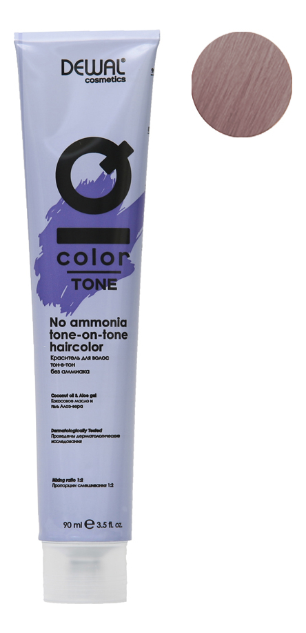 

Краситель для волос Тон-в-тон с кокосовым маслом без аммиака Cosmetics IQ Color Tone Haircolor 90мл: 8.12 Light Ash Pearl Blonde, Краситель для волос Тон-в-тон с кокосовым маслом без аммиака Cosmetics IQ Color Tone Haircolor 90мл
