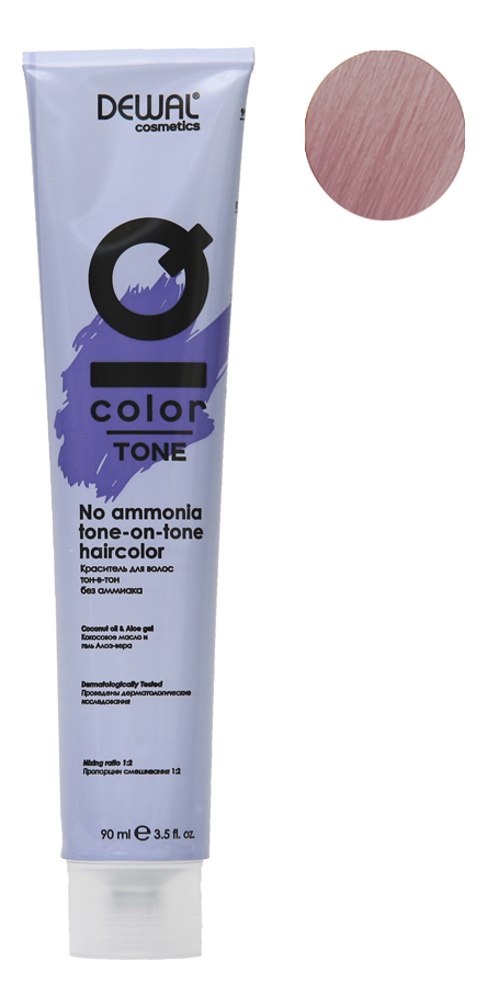 

Краситель для волос Тон-в-тон с кокосовым маслом без аммиака Cosmetics IQ Color Tone Haircolor 90мл: 9.21 Very Light Pearl Ash Blonde, Краситель для волос Тон-в-тон с кокосовым маслом без аммиака Cosmetics IQ Color Tone Haircolor 90мл