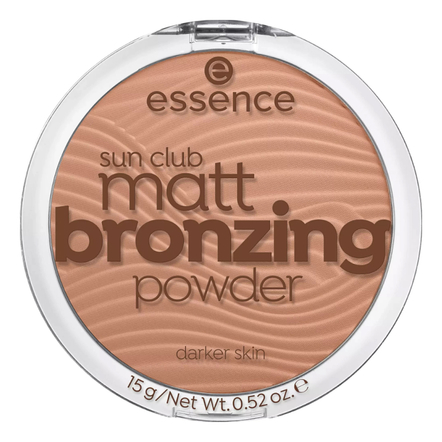 essence Бронзирующая матовая пудра для лица Sun Club Matt Bronzing Powder 15г