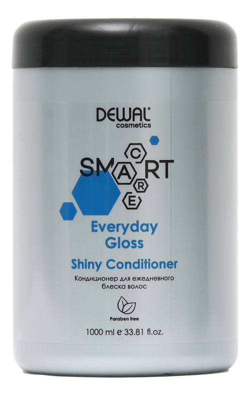 Кондиционер для ежедневного блеска волос Cosmetics Smart Care Everyday Gloss Shiny Conditioner: Кондиционер 1000мл кондиционер для волос dewal cosmetics smart care everyday gloss shiny conditioner 250 мл