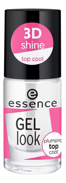 

Укрепляющее верхнее покрытие для ногтей с гель-эффектом Gel Look Plumping Top Coat 8мл