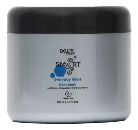 

Маска для ежедневного блеска волос Cosmetics Smart Care Everyday Gloss Shiny Mask: Маска 500мл, Маска для ежедневного блеска волос Cosmetics Smart Care Everyday Gloss Shiny Mask
