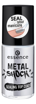 Закрепляющее верхнее покрытие для ногтей Metal Shock Sealing Top Coat 8мл