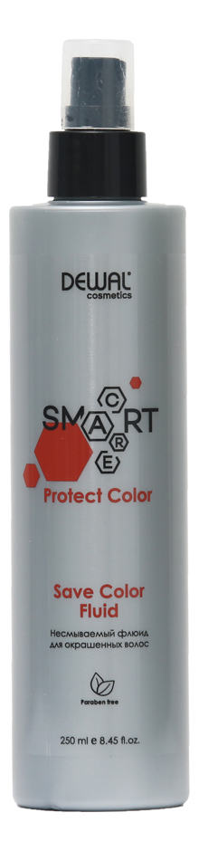 Несмываемый флюид для окрашенных волос Cosmetics Smart Care Protect Color Save Fluid 250мл