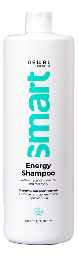 Энергетический шампунь против выпадения волос Cosmetics Smart Care Skin Purity Energy Shampoo: Шампунь 1000мл шампунь против выпадения волос dewal cosmetics smart care skin purity energy shampoo 250 мл