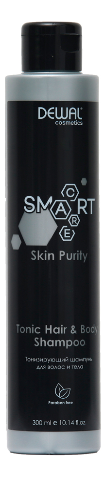 Тонизирующий шампунь для волос и тела с ментолом Cosmetics Smart Care Skin Purity Tonic Shampoo Hair & Body: Шампунь 300мл dewal cosmetics smart care skin purity tonic shampoo hair