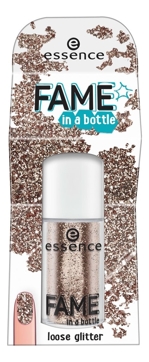 

Рассыпчатые блестки для ногтей Loss Glitter 1,8г: 02 Fame In A Bottle, Рассыпчатые блестки для ногтей Loss Glitter 1,8г