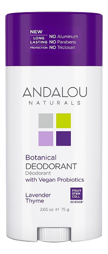 Дезодорант для тела Botanical Deodorant Lavender Thyme 75г (лаванда и тимьян)