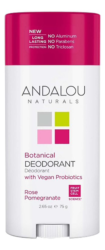

Дезодорант для тела Botanical Deodorant Rose Pomegranate 75г (роза и гранат)
