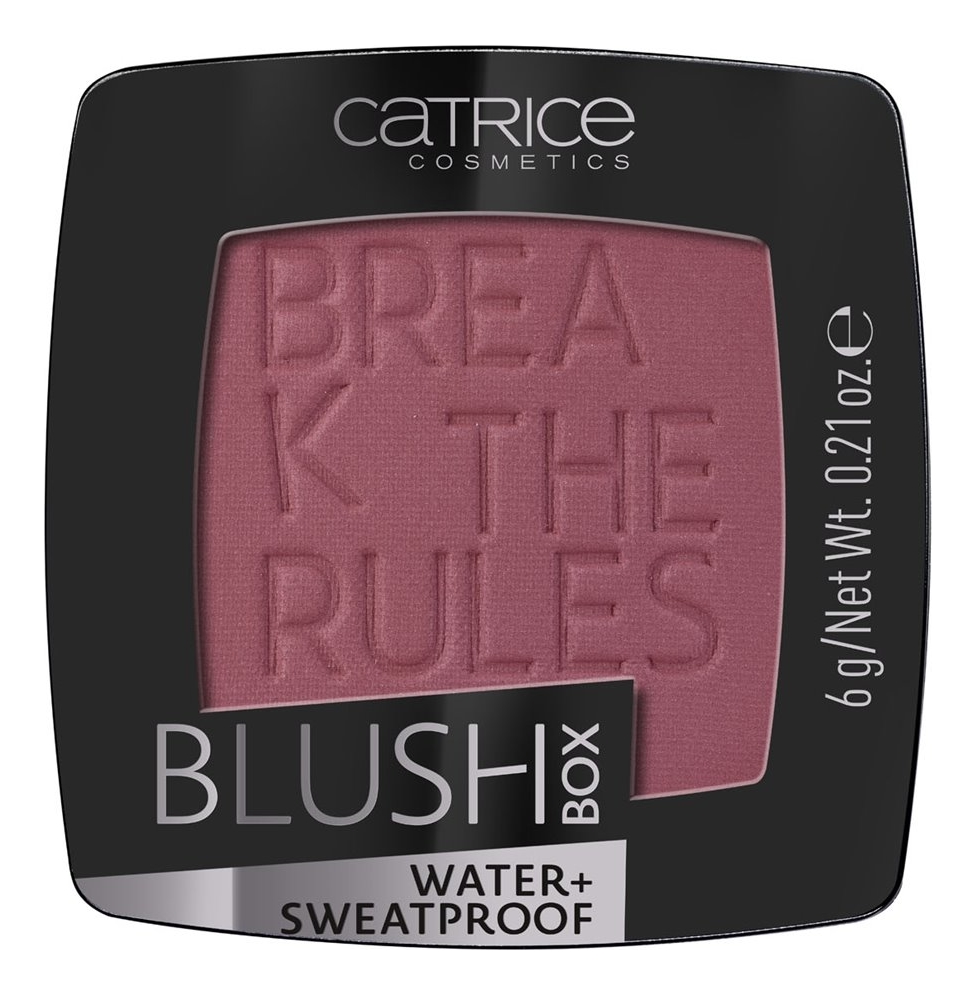 

Румяна для лица Blush Box Water+ Sweatprof 6г: 050 Burgundy, Румяна для лица Blush Box Water+ Sweatprof 6г