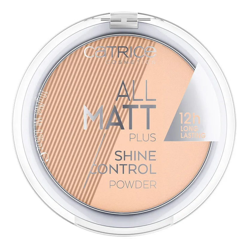 матирующая пудра для лица all matt plus shine control powder 10г 002 banana bright Компактная пудра для лица All Matt Plus Shine Control Powder 10г: 010 Transparent