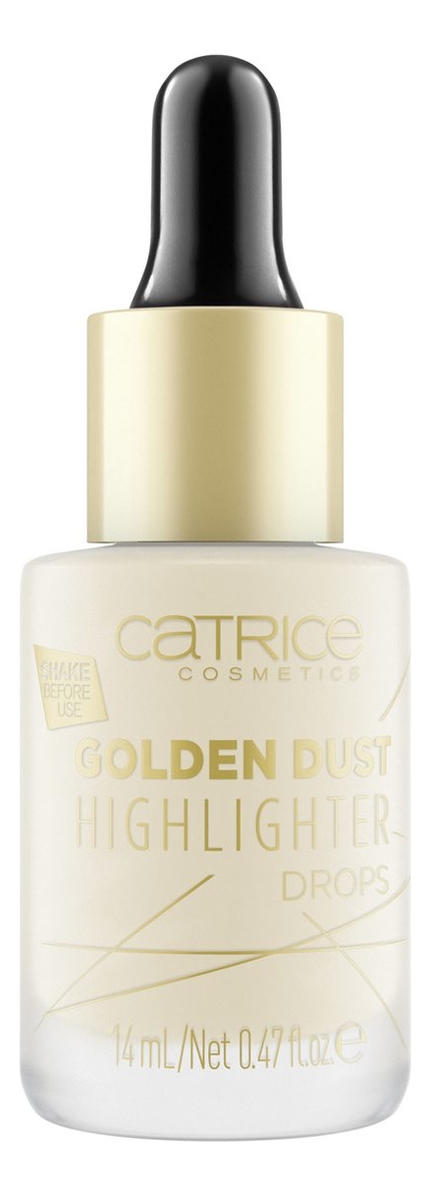 

Жидкий хайлайтер для лица Golden Dust Highlighter Drops No010 Spacegold 14мл