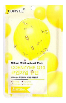Тканевая маска для лица с коэнзимом Natural Moisture Mask Pack Coenzyme Q10