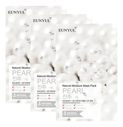 

Тканевая маска для лица с жемчугом Natural Moisture Mask Pack Pearl: Маска 3*22мл, Тканевая маска для лица с жемчугом Natural Moisture Mask Pack Pearl