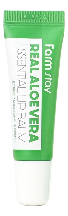 Бальзам для губ с экстрактом алоэ вера Real Aloe Vera Essential Lip Balm 10мл