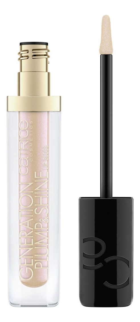 

Блеск для губ Generation Plump & Shine Lip Gloss 4,3мл: 090 Golden Zircon, Блеск для губ Generation Plump & Shine Lip Gloss 4,3мл