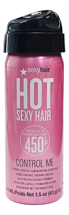 

Термозащитный лак для волос Hot Control Me 450° Thermal Working Hairspray: Лак 50мл, Термозащитный лак для волос Hot Control Me 450° Thermal Working Hairspray