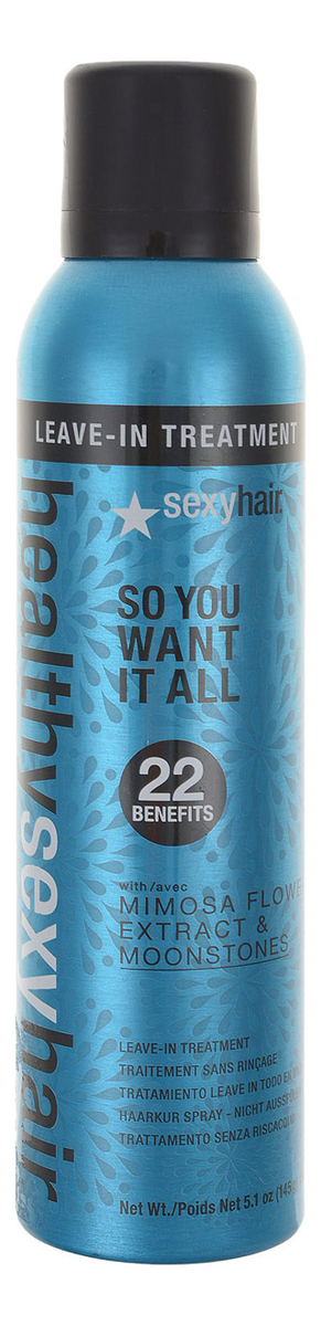 

Несмываемый спрей-уход для волос 22 в 1 So You Want It All Leave-In Treatment 150мл