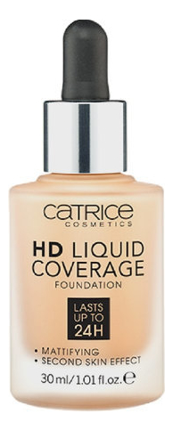 

Тональная основа для лица HD Liquid Coverage Foundation 30мл: 034 Medium Beige, Тональная основа для лица HD Liquid Coverage Foundation 30мл