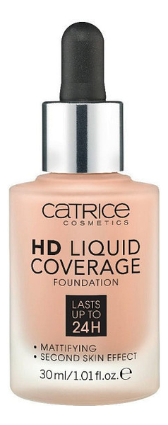 

Тональная основа для лица HD Liquid Coverage Foundation 30мл: 040 Warm Beige, Тональная основа для лица HD Liquid Coverage Foundation 30мл