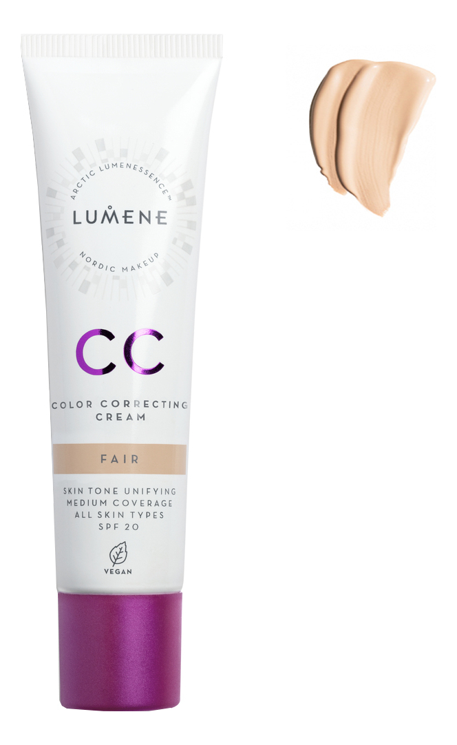 CC крем Абсолютное совершенство Color Correcting Cream SPF20 30мл: Fair