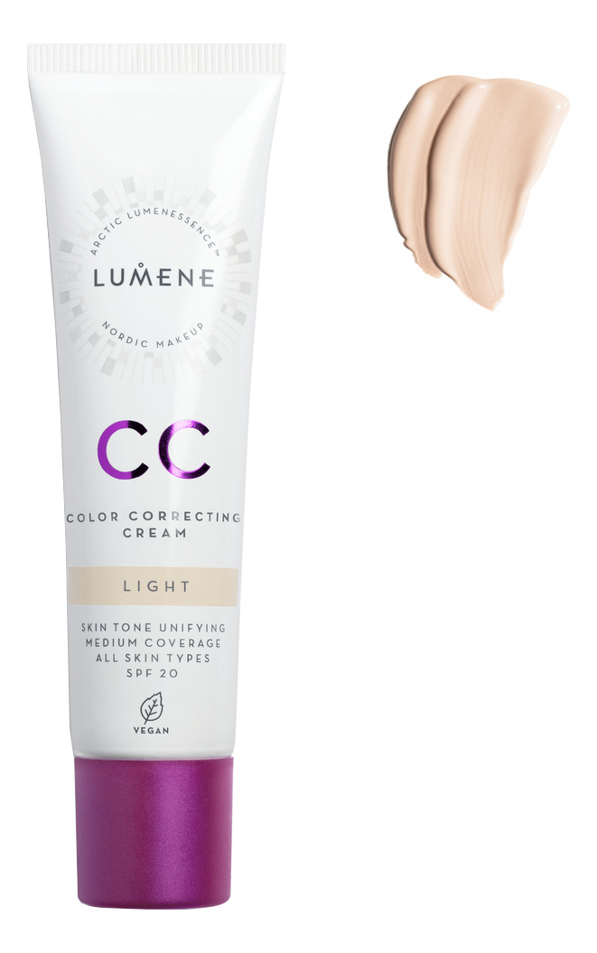 CC крем Абсолютное совершенство Color Correcting Cream SPF20 30мл: Light