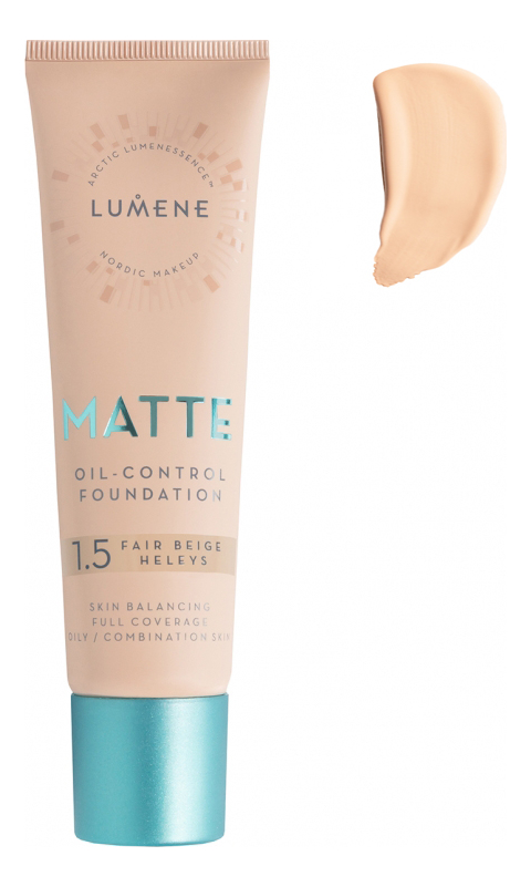 

Матирующий тональный крем Nordic Chic Matte Oil-Control Foundation 30мл: 1.5 Fair Beige, Матирующий тональный крем Nordic Chic Matte Oil-Control Foundation 30мл