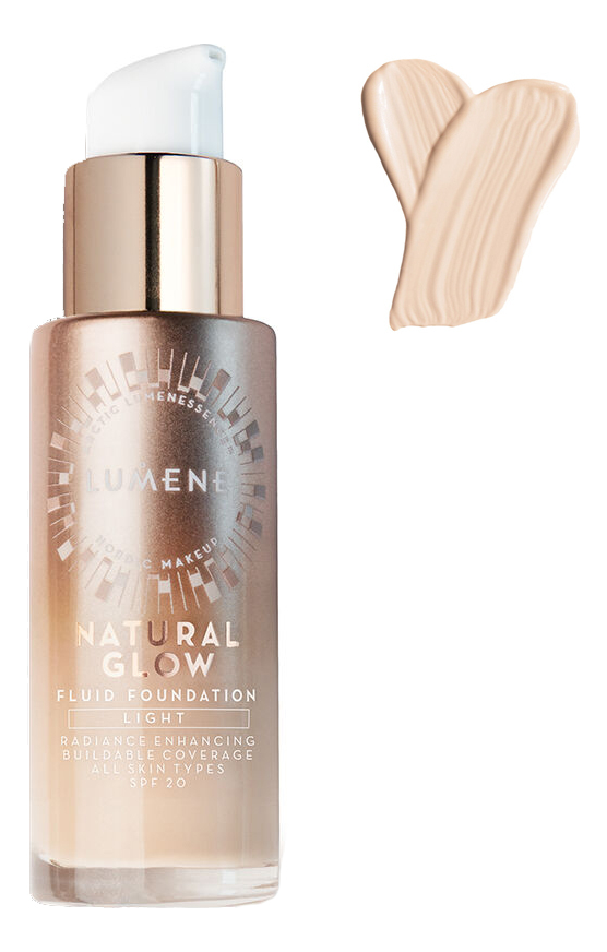 

Тонирующий флюид Nordic Luxe Nude Natural Glow Fluid Foundation SPF20 30мл: Light, Тонирующий флюид Nordic Luxe Nude Natural Glow Fluid Foundation SPF20 30мл