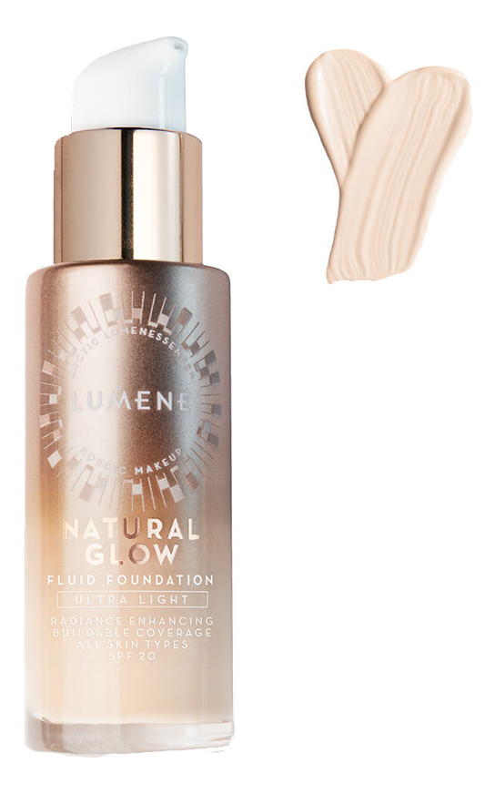 

Тонирующий флюид Nordic Luxe Nude Natural Glow Fluid Foundation SPF20 30мл: Ultra Light, Тонирующий флюид Nordic Luxe Nude Natural Glow Fluid Foundation SPF20 30мл