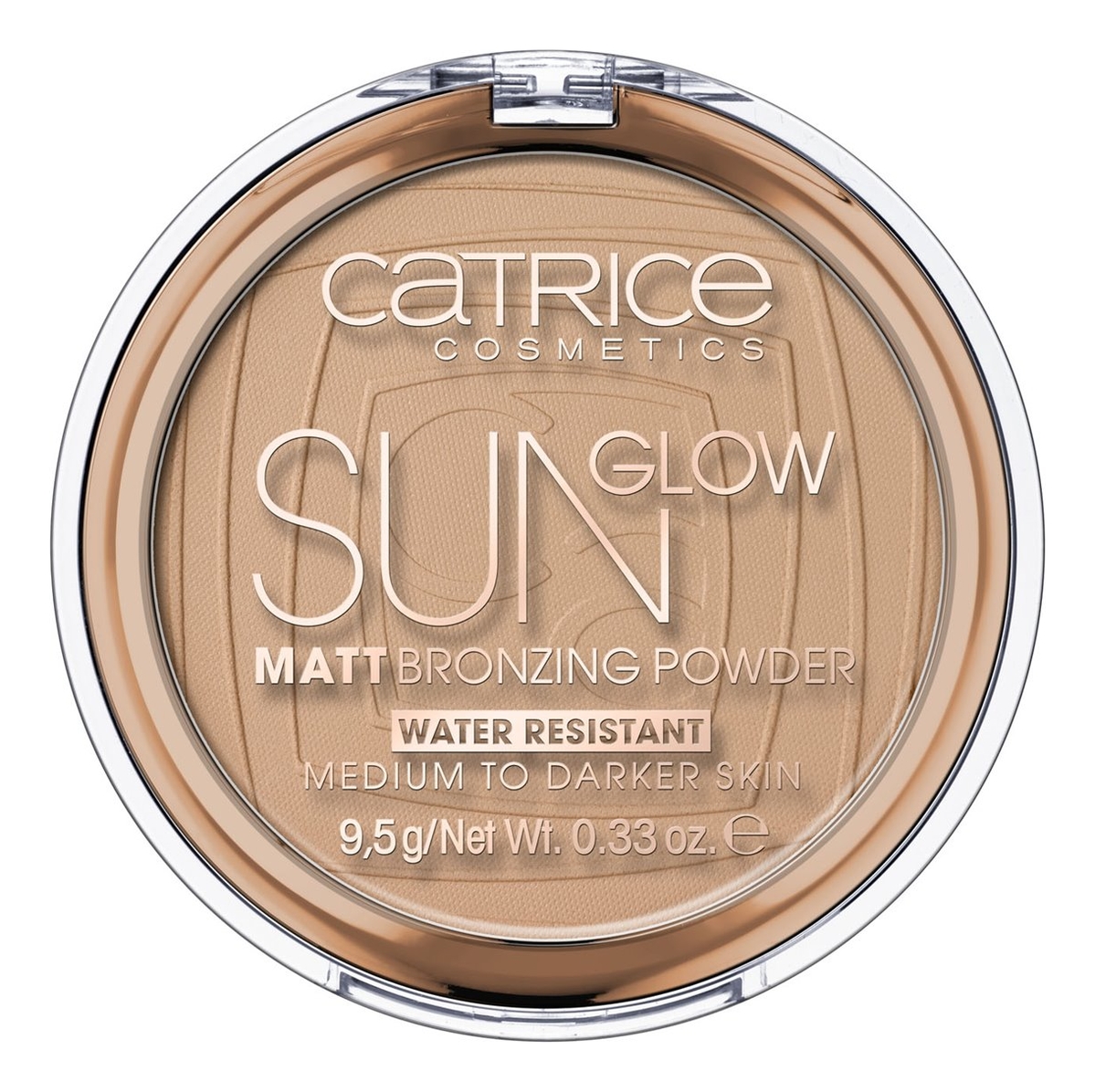 Матирующая пудра для лица с эффектом загара Sun Glow Matt Bronzing Powder 9,5г: 035 Universal Bronze