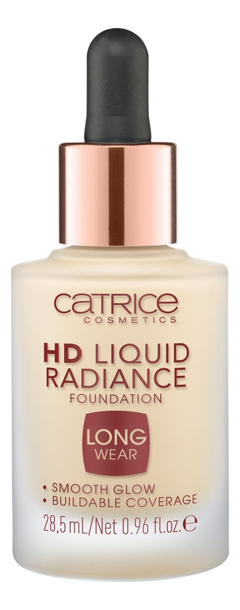 

Светоотражающая тональная основа для лица HD Liquid Radiance Foundation 28,5мл: 010 Light Beige, Светоотражающая тональная основа для лица HD Liquid Radiance Foundation 28,5мл