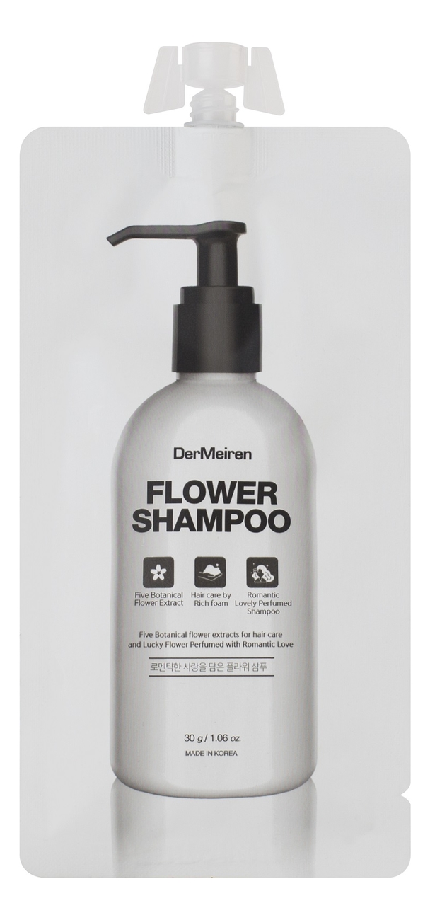 

Шампунь для волос с экстрактом цветов Flower Shampoo 30г