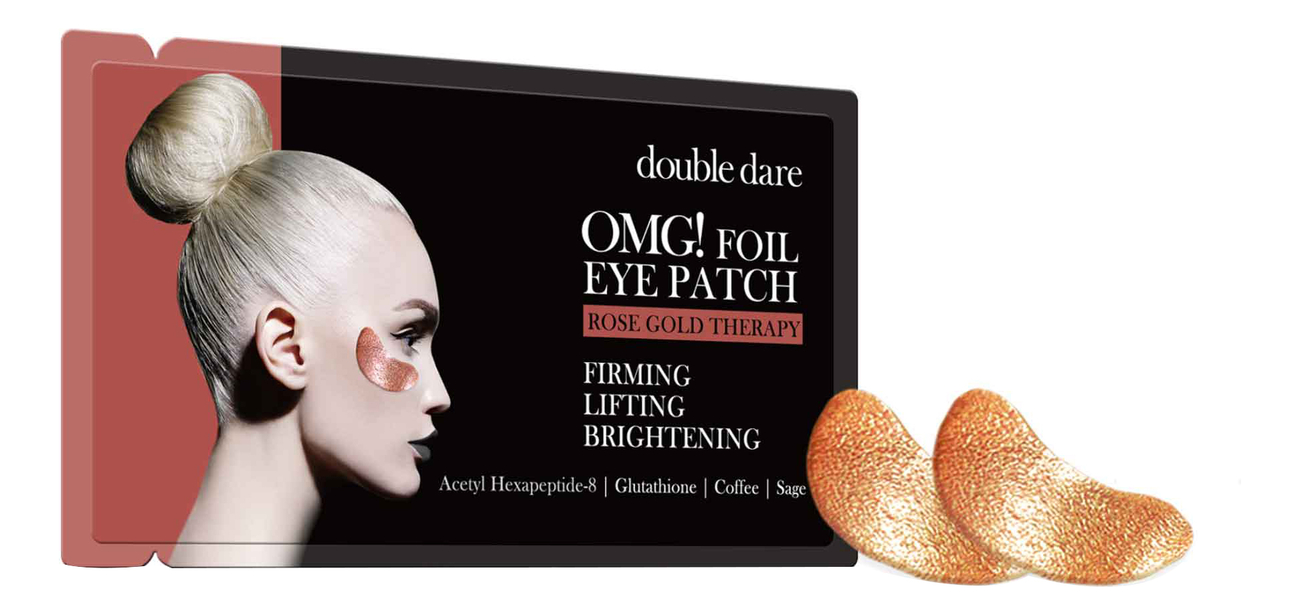 Патчи для области вокруг глаз Foil Eye Patch Rose Gold Therapy 2шт