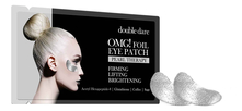 Double Dare OMG! Патчи для области вокруг глаз Foil Eye Patch Pearl Therapy 2шт