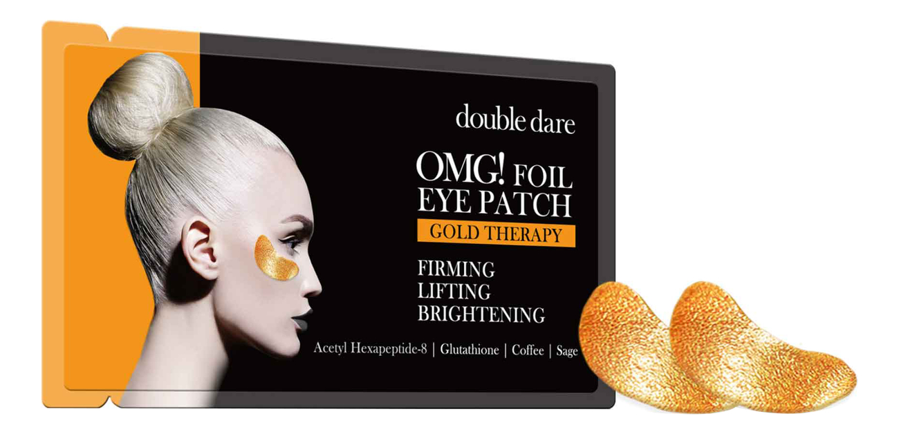 

Патчи для области вокруг глаз Foil Eye Patch Gold Therapy 2шт