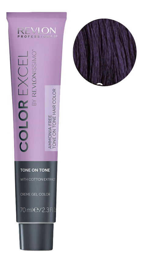 

Крем-гель краска для волос Color Excel by Revlonissimo 70мл: 33.20 Интенсивно темно-коричневый, Крем-гель краска для волос Color Excel by Revlonissimo 70мл