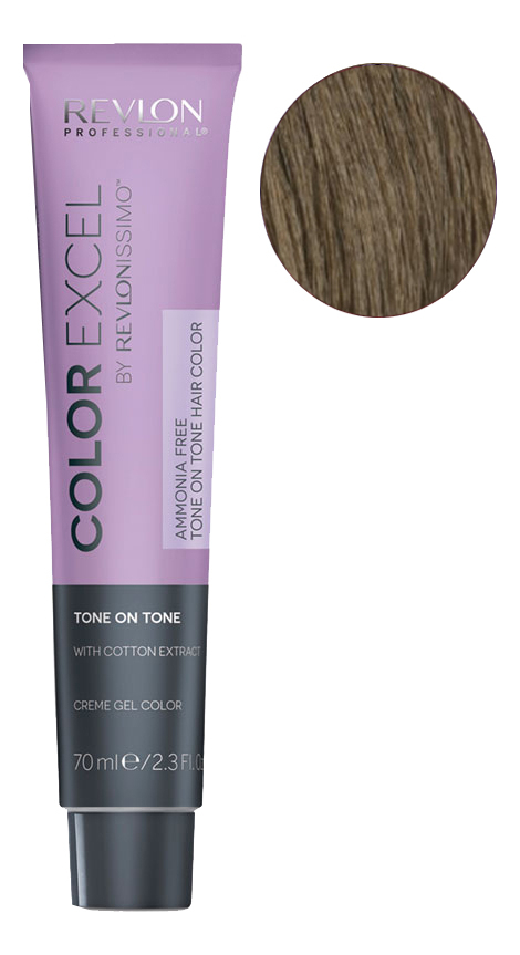 

Крем-гель краска для волос Color Excel by Revlonissimo 70мл: 6 Темный Блондин, Крем-гель краска для волос Color Excel by Revlonissimo 70мл