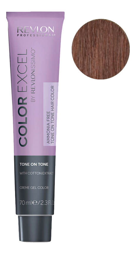 

Крем-гель краска для волос Color Excel by Revlonissimo 70мл: 6.4 Медный, Крем-гель краска для волос Color Excel by Revlonissimo 70мл