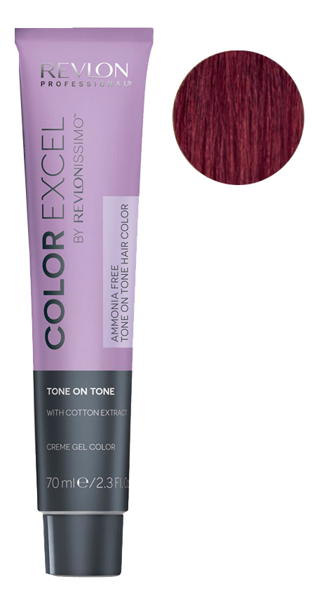 

Крем-гель краска для волос Color Excel by Revlonissimo 70мл: 66.66 Интенсивно-Красный, Крем-гель краска для волос Color Excel by Revlonissimo 70мл