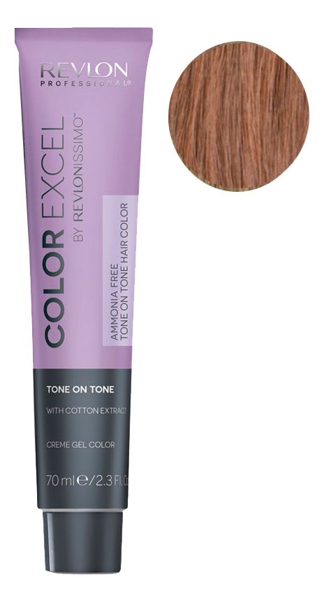 

Крем-гель краска для волос Color Excel by Revlonissimo 70мл: 7.43 Блондин Медно-Золотистый, Крем-гель краска для волос Color Excel by Revlonissimo 70мл