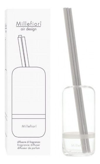 Ваза-капсула для жидкости с палочками Air Design: Ваза белая