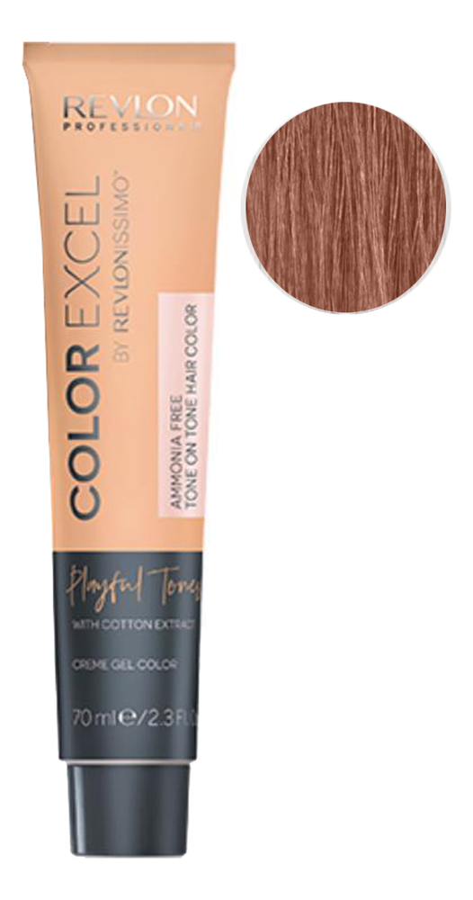 

Крем-гель краска для волос Color Excel by Revlonissimo Playful Tones 70мл: 400 Peach, Крем-гель краска для волос Color Excel by Revlonissimo Playful Tones 70мл