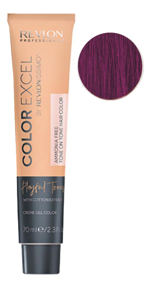 

Крем-гель краска для волос Color Excel by Revlonissimo Playful Tones 70мл: 500 Pink, Крем-гель краска для волос Color Excel by Revlonissimo Playful Tones 70мл