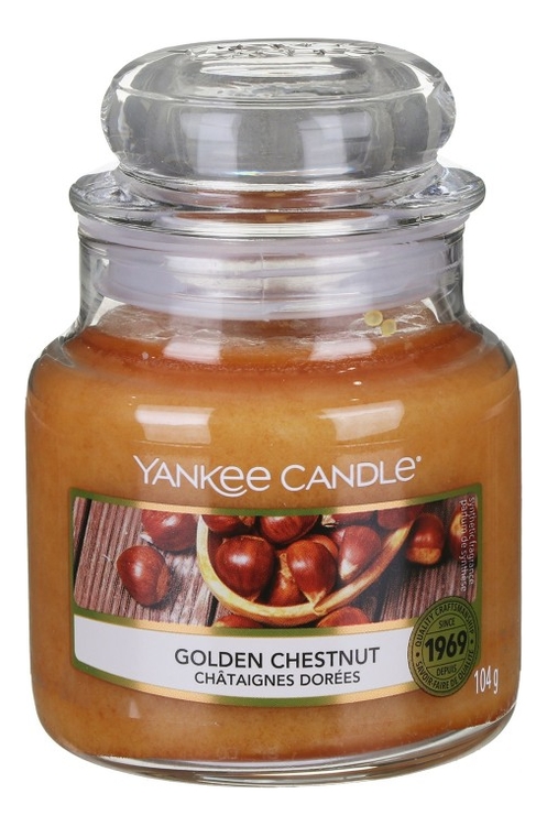 

Ароматическая свеча Golden Chestnut: Свеча 104г, Ароматическая свеча Golden Chestnut