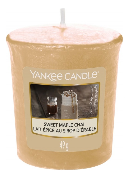 

Ароматическая свеча Sweet Maple Chai: Свеча 49г, Ароматическая свеча Sweet Maple Chai