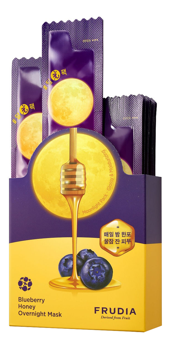

Ночная питательная маска для лица Blueberry Honey Overnight Mask: Маска 20*5мл, Ночная питательная маска для лица Blueberry Honey Overnight Mask