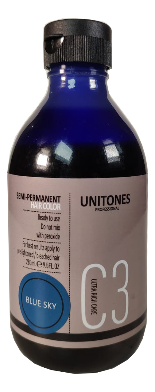 

Краска для волос Semi-Permanent Hair Color 280мл: Blue Sky, Краска для волос Semi-Permanent Hair Color 280мл