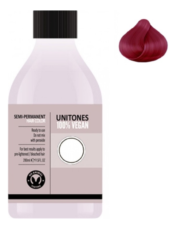 

Краска для волос Semi-Permanent Hair Color 280мл: Magnetic Red, Краска для волос Semi-Permanent Hair Color 280мл