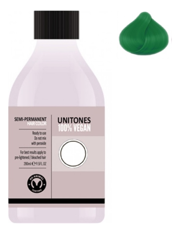 

Краска для волос Semi-Permanent Hair Color 280мл: Ultra Green, Краска для волос Semi-Permanent Hair Color 280мл