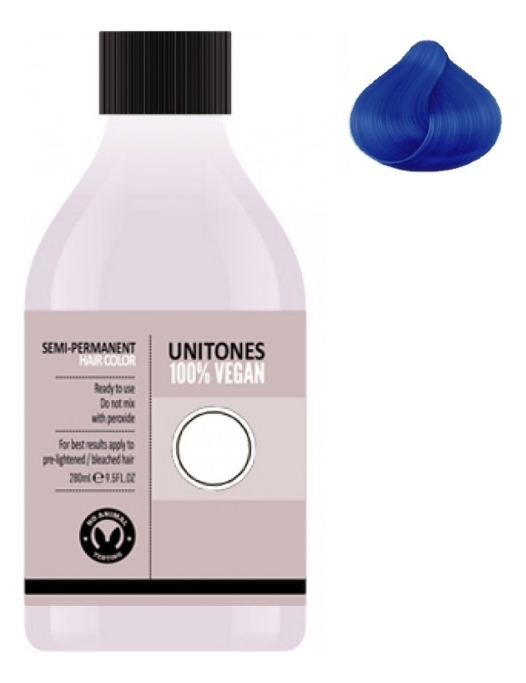 

Краска для волос Semi-Permanent Hair Color 280мл: Turbo Blue, Краска для волос Semi-Permanent Hair Color 280мл